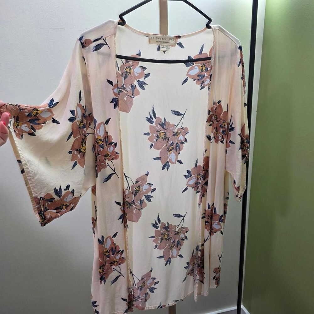 Salt-water Women's Pink and Cream Cover-ups